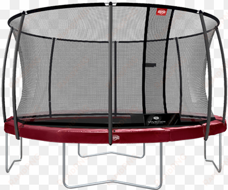 elite red trampoline - berg elite+ regular green 430 + safety net t-series