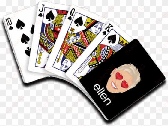 ellen degeneres show emoji playing cards - playing cards emoji