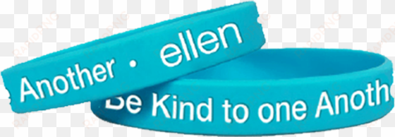 ellen show be kind to one another bracelet - blue