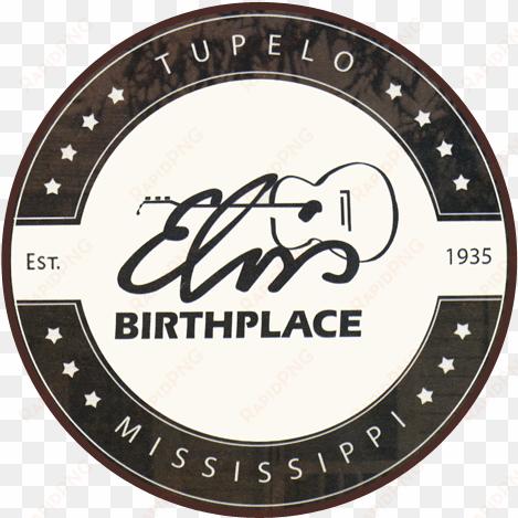 elvis birthplace seal tupelo mississippielvis birthplace - elvis presley birthplace logo