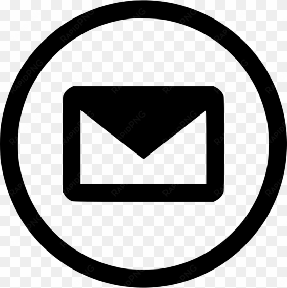 email mail envelope send communication data comments - email icon white circle png