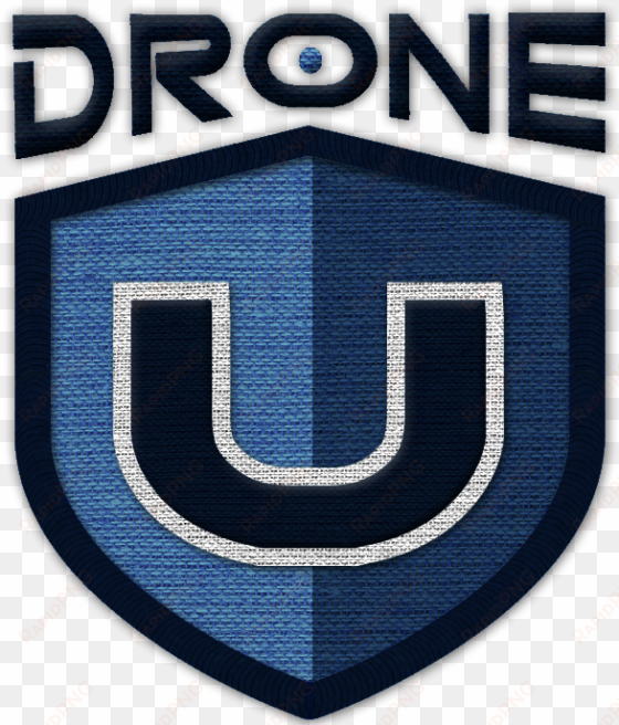 embroidered options - drone u logo