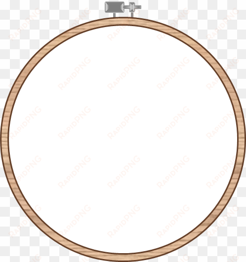 embroidery hoop clipart - circle