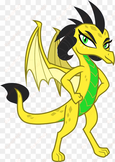 emerald adult - my little pony dragon