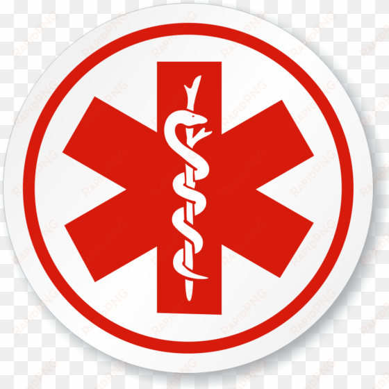 emergency response team/star of life symbol iso sign - emergency medical responder logo png