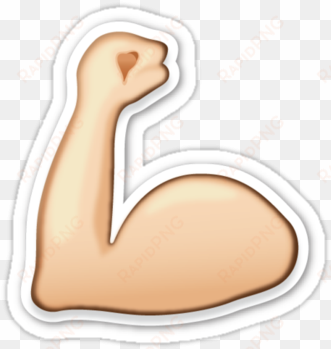 emoji clipart muscle - emoji força png