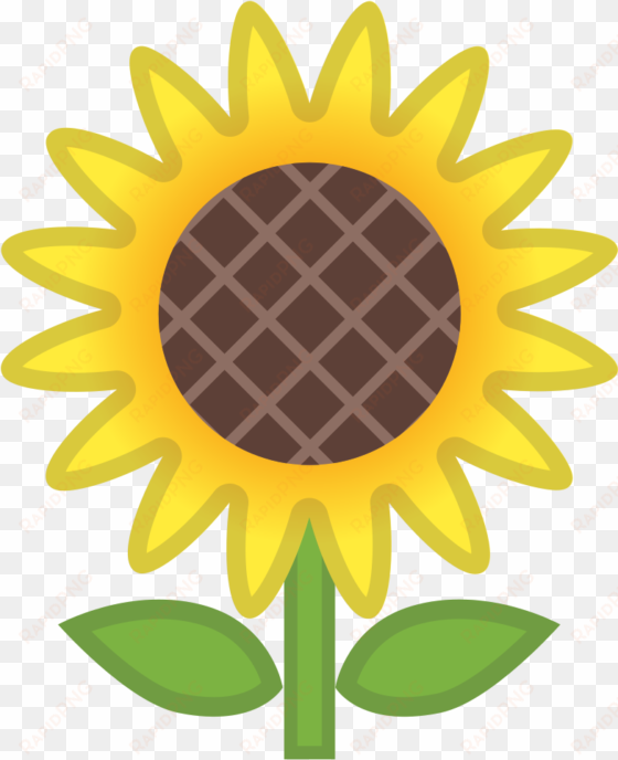 Emoji Clipart Sunflower - Girasol Emoji Whatsapp transparent png image