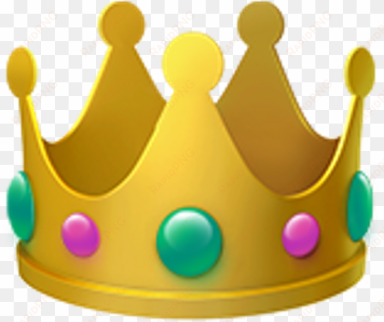Emoji Crown Ios - Crown Emoji Png transparent png image