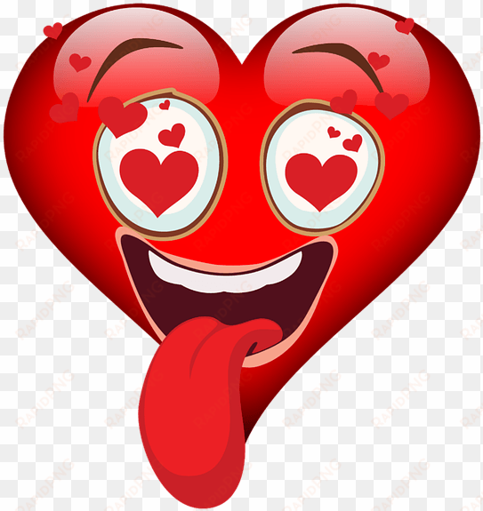 Emoji, Emojicon, Emojis, Heart - Aşk Dolu Emojiler transparent png image