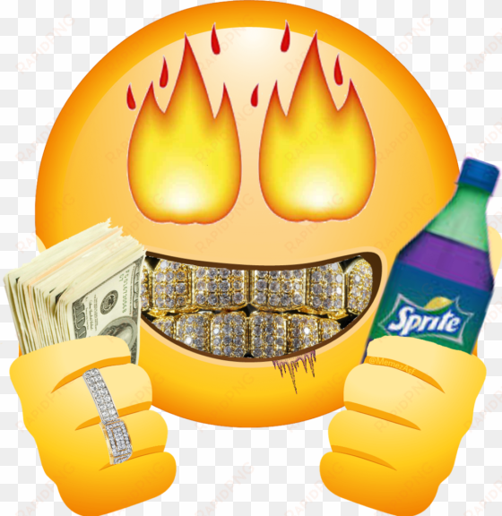 emoji emojisticker lean dirtysprite codeine money grill
