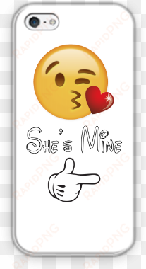 Emoji She Is Mine - Mobile Phone Case transparent png image