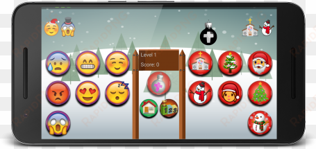 emoji war christmas - smartphone