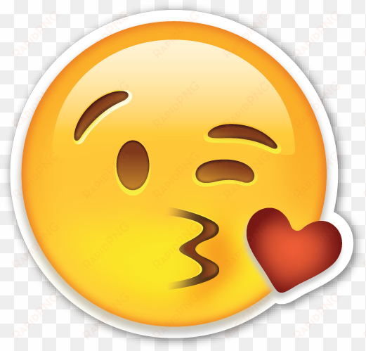 emoji whatsapp png beso image download - emoji 😌