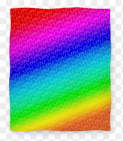 emoticon shrugs rainbow gradient blanket - shrug