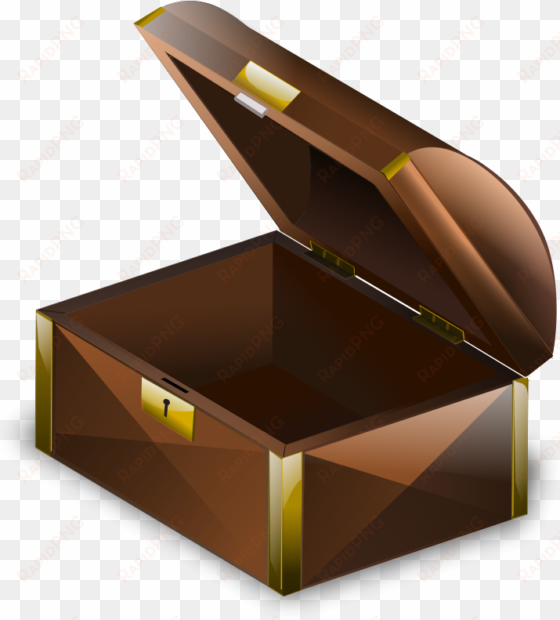 empty treasure chest png