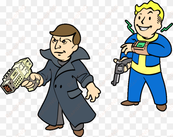 emulated clip art - fallout vault boy artwork