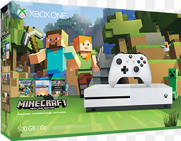 en intl l xboxone console minecraft us zq9 00043 mnco - xbox 1 s minecraft bundle