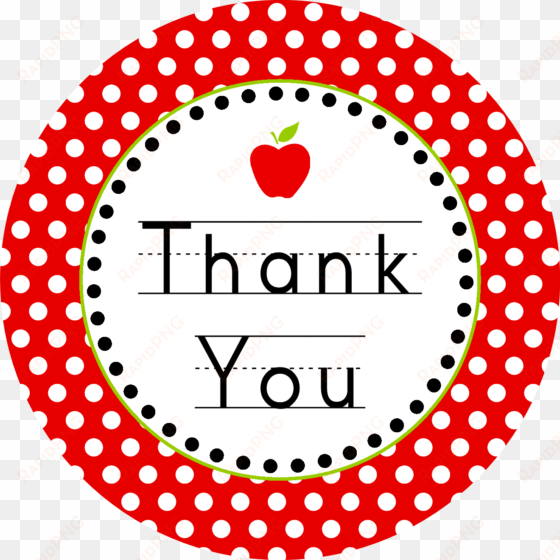 end of year tasks for apple user group leaders - teacher appreciation week thank you tags