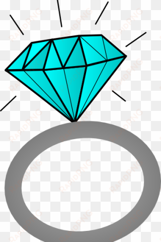 engagement ring diamond clip art - clip art engagement ring transparent background