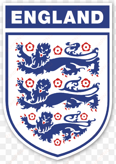 english crest sticker - england 3 lions flag