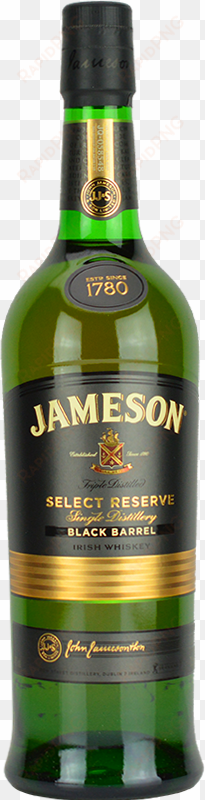 engraved text on a bottle of personalised jameson select - jameson 18 year old irish whiskey - 750 ml bottle
