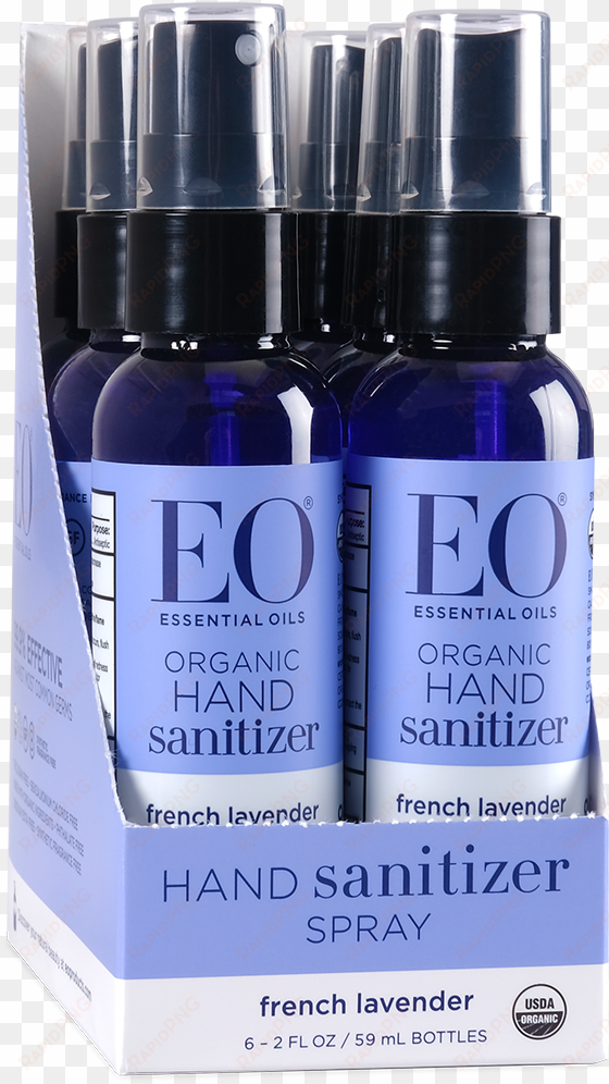 eo organic lavender hand sanitizer spray 6 pack - hand sanitizer