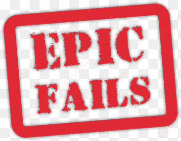 epic fails logo - transparent sticker epic fail