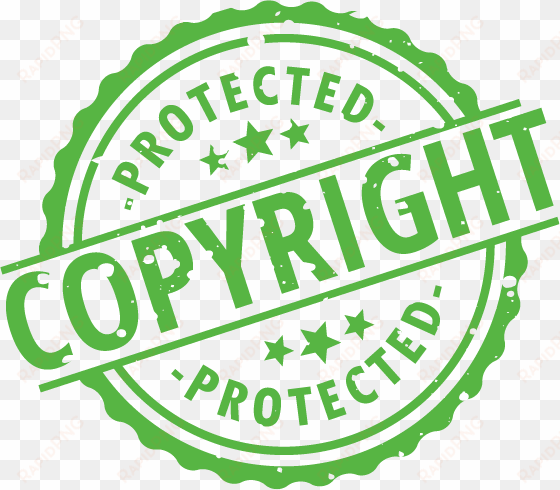 es una licencia de uso digital que protege los derechos - patent protected logo