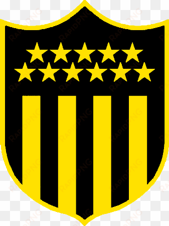 escudo club atletico penarol con borde amarillo - club atletico penarol escudo