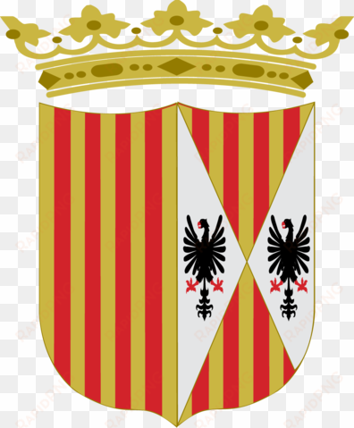 Escudo Corona De Aragon Y Sicilia - Corona transparent png image