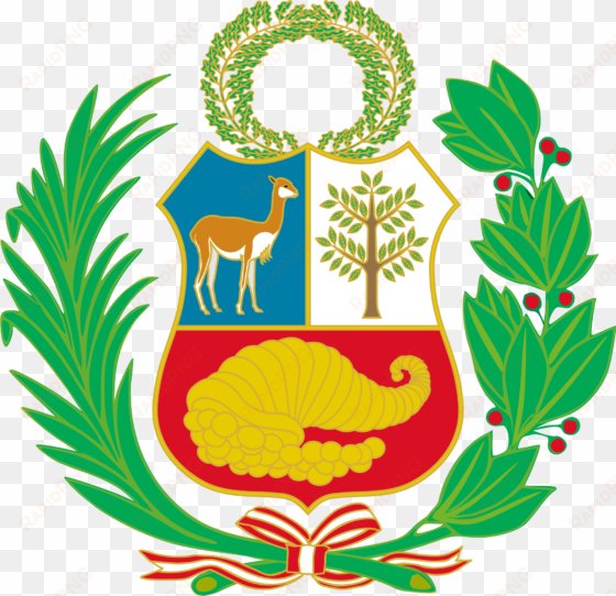 escudo de armas del perú - simbolo bandera de peru