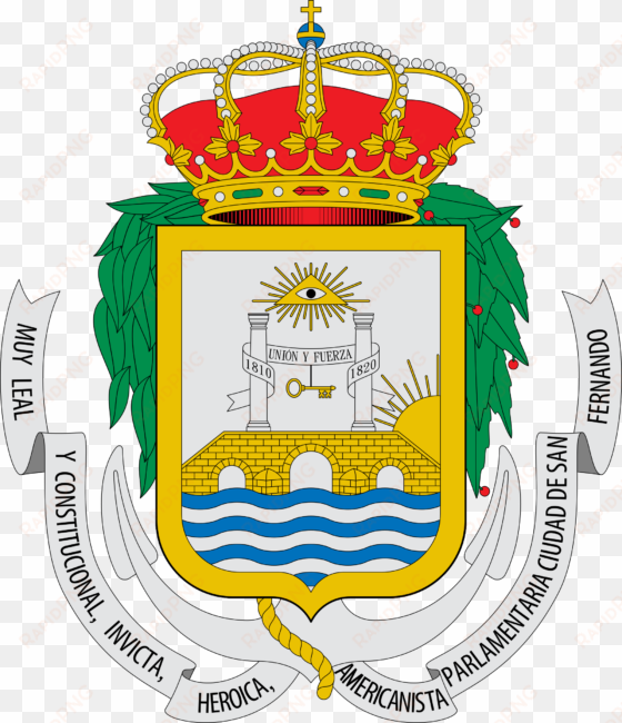 escudo de san fernando - flag: lupión, jaén, spain