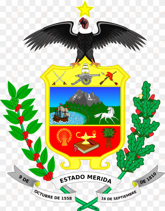 escudo venezuela png - escudo del estado merida