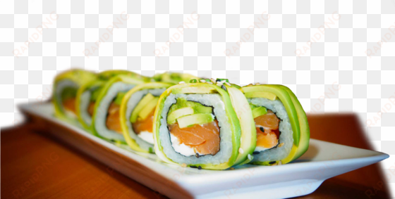 espacio sushi - sushi envuelto en palta png