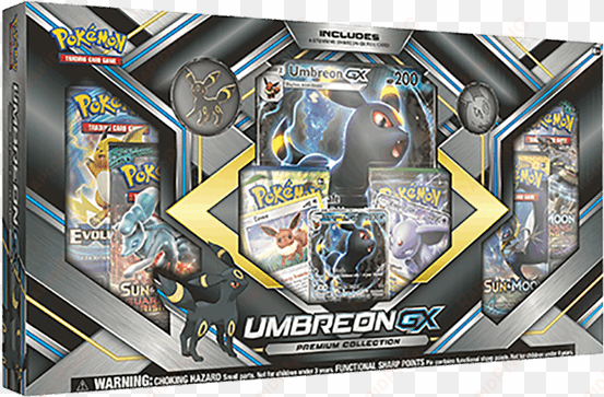 espeon/umbreon gx premium collection - pokemon umbreon gx box