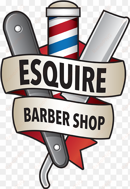 esquire barbershop logo - barber shop