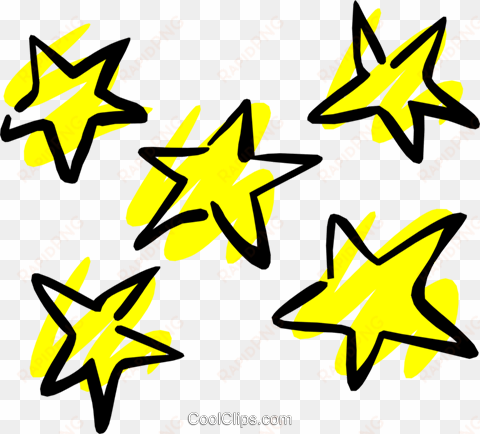 estrelas livre de direitos vetores clip art ilustração - gold star