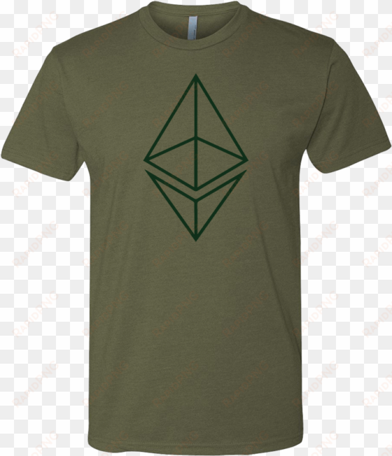 ethereum logo wire art t-shirt - shirt