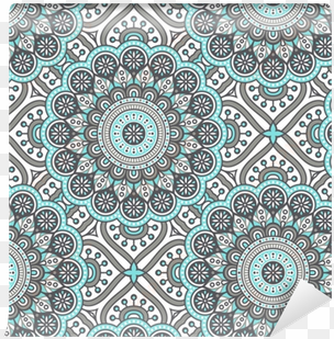 ethnic floral seamless pattern with mandalas wallpaper - art-b