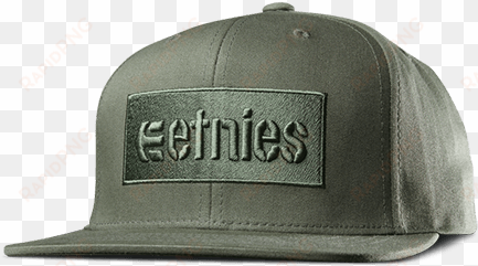 etnies corp box army snapback - etnies olive corp box snapback cap | fall 2017 collection