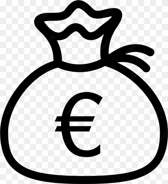 euro symbol png file download free - money bag pound icon