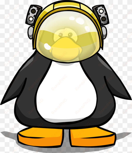 eva space helmet pc - penguin with a horn