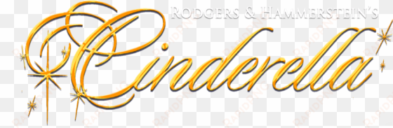 everyone's favorite fairytale - rodgers and hammerstein's cinderella logo png