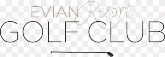 evian resort golf club - evian resort golf club logo