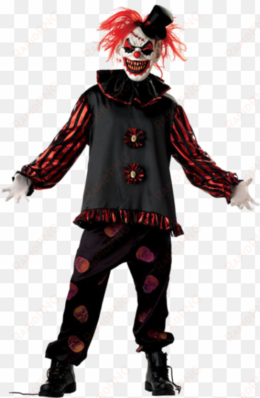 evil clown costume, clown mask, clown costumes, circus - carver the killer clown costume