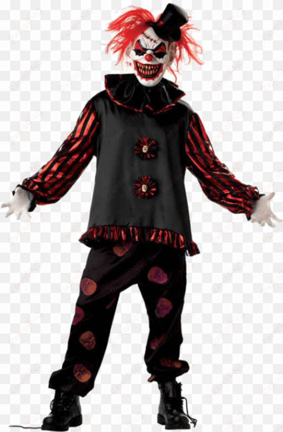 evil clown png clip transparent - clown costume