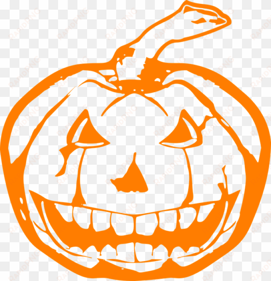 evil pumpkin clipart - gresskar tegning