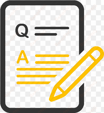 exam schedule icon - multiple choice emoji