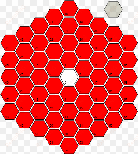 example hexagonal grid - beehive vector