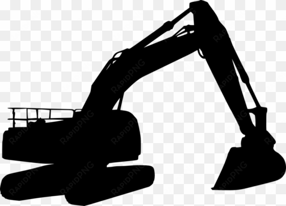 excavator silhouette 11523436517crkpebbtey - excavator png